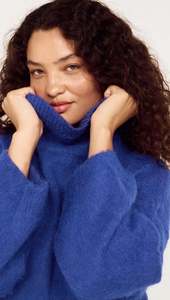 Products: MINK PINK SABEL OVERSIZED KNIT - COBALT BLUE