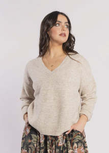 DRAMA THE LABEL ROSALIND JUMPER - CHAI