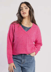 DRAMA THE LABEL ROSALIND JUMPER - CARNATION