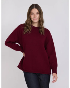 STELLA & GEMMA BEA KNIT - PLUM NOIR