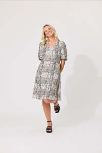 LEMON TREE DESIGN - RILEY DRESS - HERATI PRINT