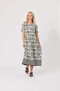 LEMON TREE DESIGN - MADONNA DRESS - BLACK PERSIAN