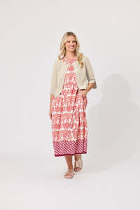 LEMON TREE DESIGN - AMALFI LINEN JACKET - OATMEAL