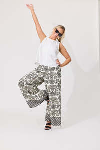 Lemon Tree Design: LEMON TREE DESIGN - INDIA PANTS - BLACK PERSIAN