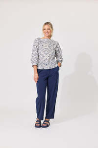 LEMON TREE DESIGN - LOLITA TOP - MOSAIC PRINT