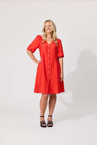 LEMON TREE DESIGN - RICO DRESS - ORANGE
