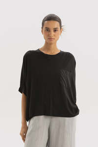 TWO BY TWO MARIS TOP - BLACK