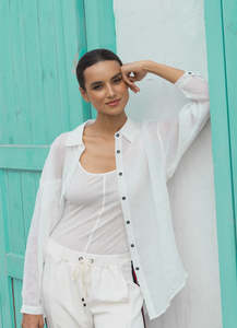 Two By Two: TWO BY TWO CATORI SHIRT - WHITE