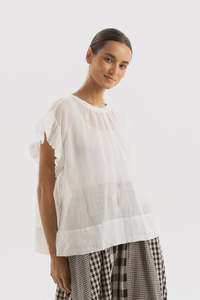 TWO BY TWO DELIA TOP - WHITE