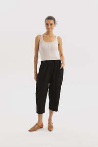 TWO BY TWO YVETTE PANT - BLACK