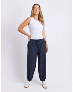 Foxwood: FOXWOOD STILLWATER JERSEYPANT - NAVY