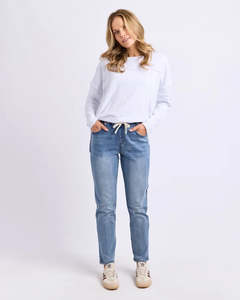 Foxwood: FOXWOOD JULIETTE JOGGER JEAN - LIGHT BLUE