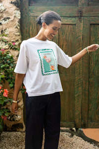 Humidity Lifestyle: HUMIDITY LIFESTYLE DAMASK TEE - PALOMA