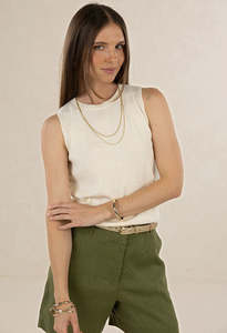 HUMIDITY LIFESTYLE COLLETTE TANK - CREAM