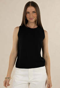 HUMIDITY LIFESTYLE COLLETTE TANK - BLACK