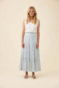 ISLE OF MINE WILMA SKIRT - LIGHT BLUE