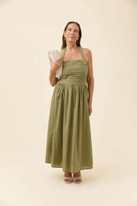 ISLE OF MINE ROSA TANK DRESS - SAGE