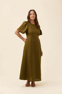 ISLE OF MINE ANITA MAXI DRESS - OLIVE