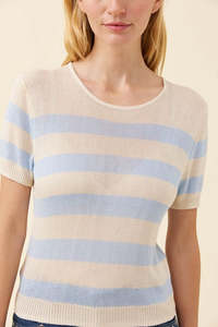 Isle Of Mine: ISLE OF MINE MARCELLE T-SHIRT - CANVAS