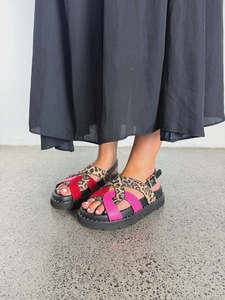 MINX - INFINITY - RED PINK LEOPARD