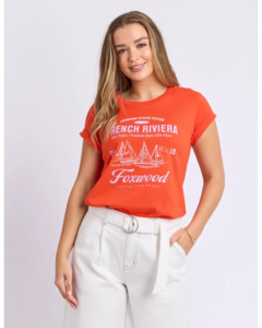 FOXWOOD SAILING CLUB TEE - GRENADINE