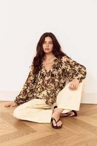 MINK PINK VEGA CHIFFON BLOUSE - FLORAL