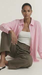 Staple The Label: STAPLE THE LABEL ALTO BARRELL LEG PANT - OLIVE