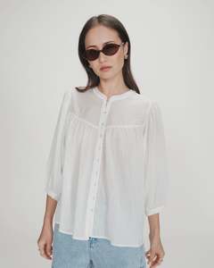 GRACE & MILA VANILLA BLOUSE - IVORY