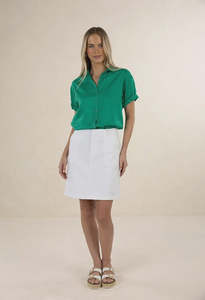 Bottoms: HUMIDITY LIFESTYLE FREESTYLE SKIRT - WHITE