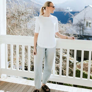 Moke Nz: MOKE NZ - RUBY TEE - WHITE