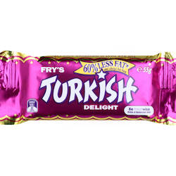 Pink Red Purple 1: Frys Turkish Delight (55 g.)