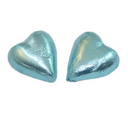 Green Blue 1: Chocolate Hearts - Ice Blue