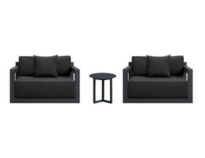Ibis 2.0 Outdoor Conversation Set With Round Coffee Table