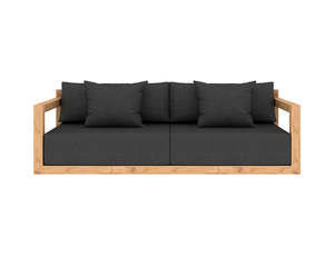 Teak Lounge: Ibis Outdoor Teak Three Seater Sofa