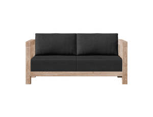 Teak Lounge: Cardrona Teak 2 Seater Sofa