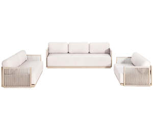 Godwit Outdoor Rope Sofa Set - 6 Seat