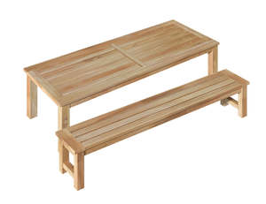 Harmony Teak Dining Set-2PCS