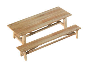 Teak Dining Table Chair Set: Titan Outdoor Teak Dining Set-2PCS