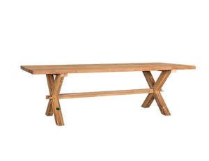 Teak Dining Tables 1: Sovereign Teak X-leg Table - 250 X 100cm