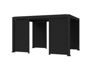 Shutters: Atlantic & Caribbean Freestanding Pergola Shutter Wall