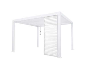 Waihi Aluminium Pergola Shutter Wall - 1.235m