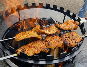 Outdoor Heating: Skewer Ring for 80 cm Fire Pit