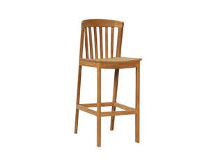 Solo Teak Bar Chair-SH 75 cm