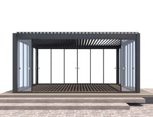 Glass Sliding Door For Tasman Wall Mounted Pergola