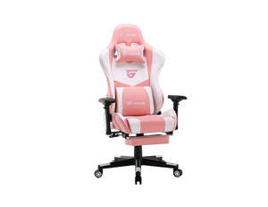 Axle Gaming Chair - Pink + White