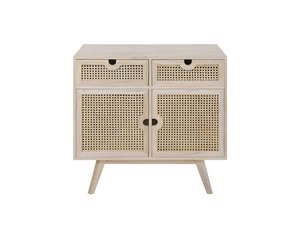 Indoor Furniture: Palma Rattan Storage Cabinet