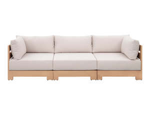 Aluminium Lounge: Akekee Outdoor Sofa Set - 3 Seat