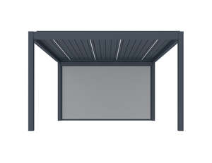 Motorised Blind For Mediterranean-SKY Louvre Roof Pergola