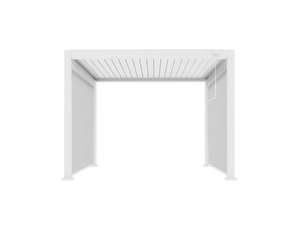 Little Oneroa Manual Freestanding Louvre Roof Aluminium Pergola 2 X 2m White wit&hellip;
