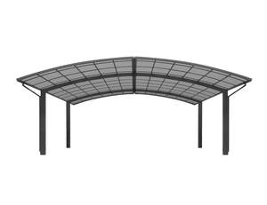 Shade Pergolas Patio Covers: Stormbrace Double Carport - 5.5m x 6m